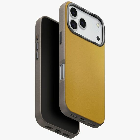 Uniq Lyden DS Case for iPhone 17 Pro Magclick Charging - Yellow-Gray | Techbox