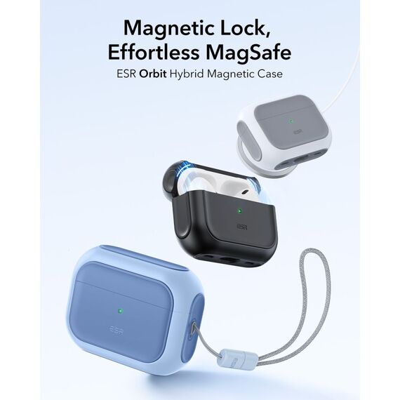 ESR Orbit Halolock MagSafe case for AirPods Pro - blue - Smartphone Accessories - Cables & Accessories - Techbox
