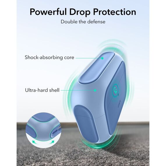 ESR Orbit Halolock MagSafe case for AirPods Pro - blue - Smartphone Accessories - Cables & Accessories - Techbox