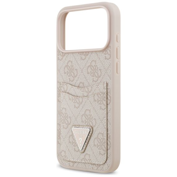 Guess 4G Nauble Card Triangle Case for iPhone 17 Pro Max - Pink | Techbox