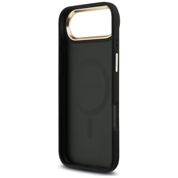 Guess 4G Strass Logo &amp; Big Strap Metal Buttons MagSafe Case for iPhone Air - Black - Apple Cases - Cases - Techbox