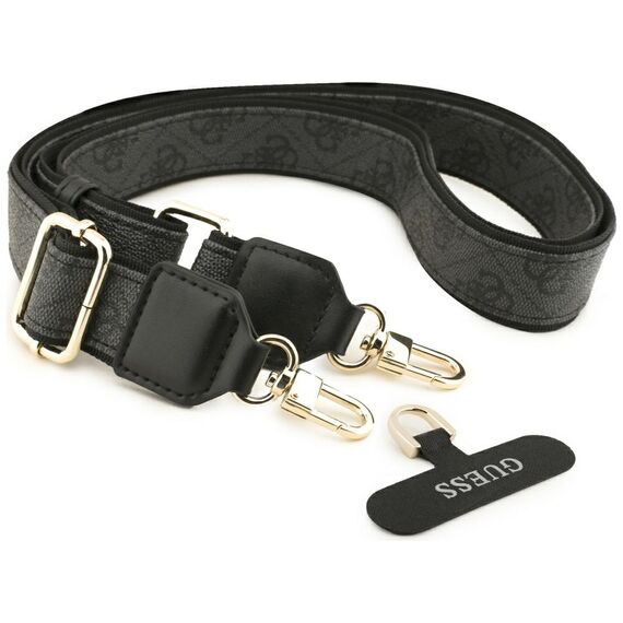 Guess 4G Strass Logo &amp; Big Strap Metal Buttons MagSafe Case for iPhone Air - Black - Apple Cases - Cases - Techbox