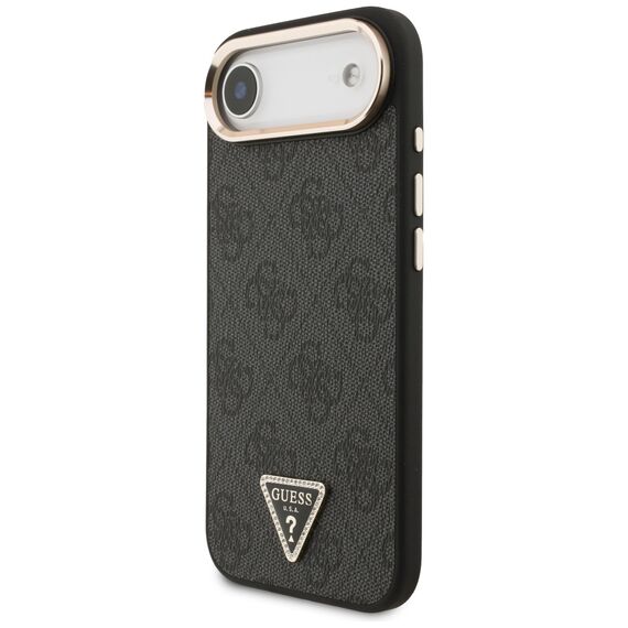 Guess 4G Triangle Logo MagSafe case for iPhone Air - black and gold - Uncategorized Cases (2) - Cases - Techbox
