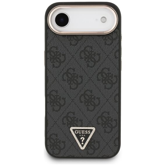Guess 4G Triangle Logo MagSafe case for iPhone Air - black and gold - Uncategorized Cases (2) - Cases - Techbox