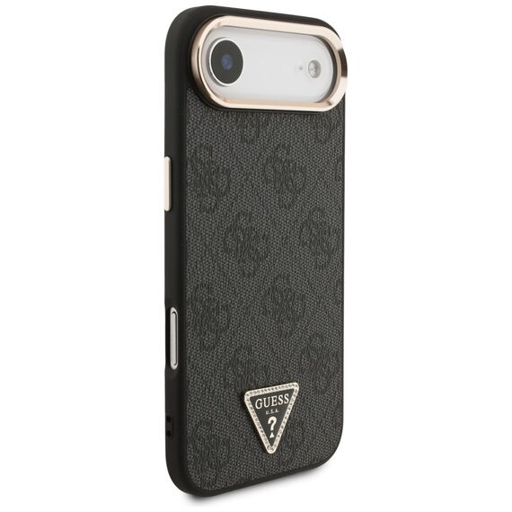 Guess 4G Triangle Logo MagSafe case for iPhone Air - black and gold - Uncategorized Cases (2) - Cases - Techbox
