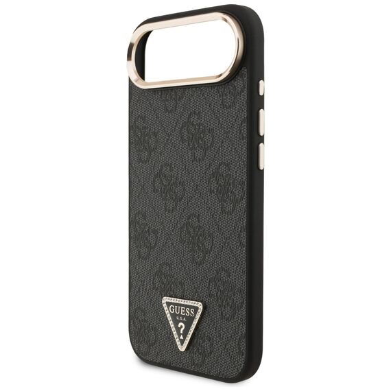 Guess 4G Triangle Logo MagSafe case for iPhone Air - black and gold - Uncategorized Cases (2) - Cases - Techbox