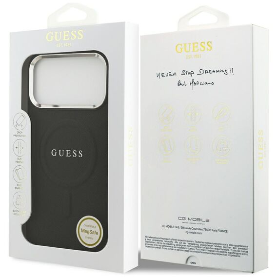 Guess Classic Logo MagSafe Case for iPhone 17 Pro Max - Black - Apple Cases - Cases - Techbox