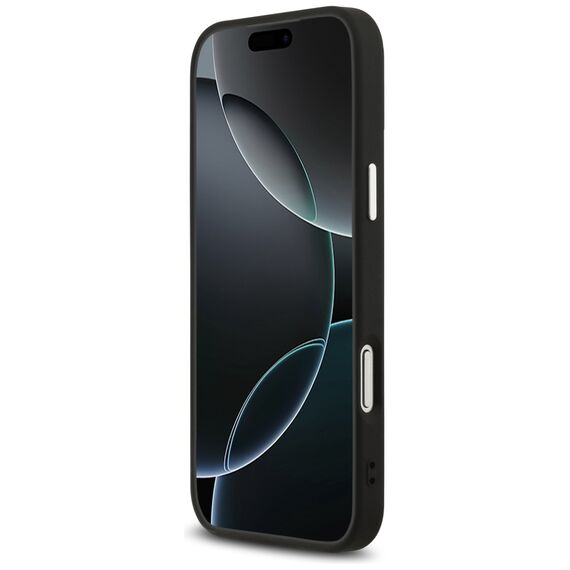 Guess Grained Triangle Logo MagSafe case for iPhone 17 Pro Max - black | Techbox