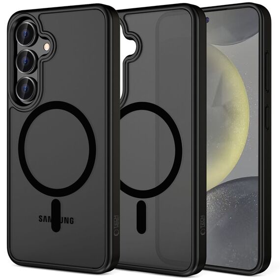 Tech-Protect MagMat MagSafena Samsung Galaxy S25 FE Case - Matte Black | Techbox