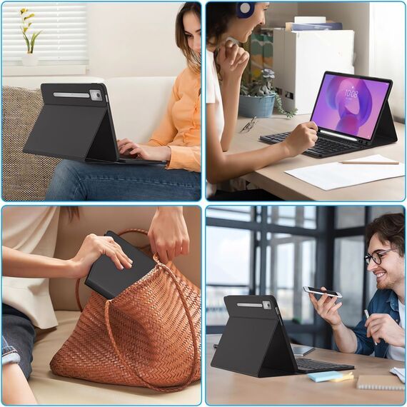 Tech-Protect SC Pen Case for Lenovo Idea Tab Pro / Pro Mt 12.7 TB-373 - Black - Tablet Accessories - Tablet PC & Accessories - Techbox