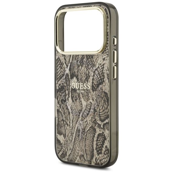 Guess Python Pattern MagSafe Case for iPhone 17 Pro Max - Brown | Techbox