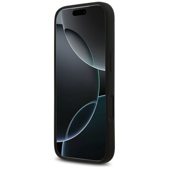 Guess Silicone Big 4G Script Case for iPhone 17 Pro - Black | Techbox