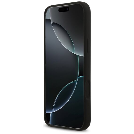 Guess Silicone Big 4G Script Case for iPhone 17 Pro Max - Black | Techbox