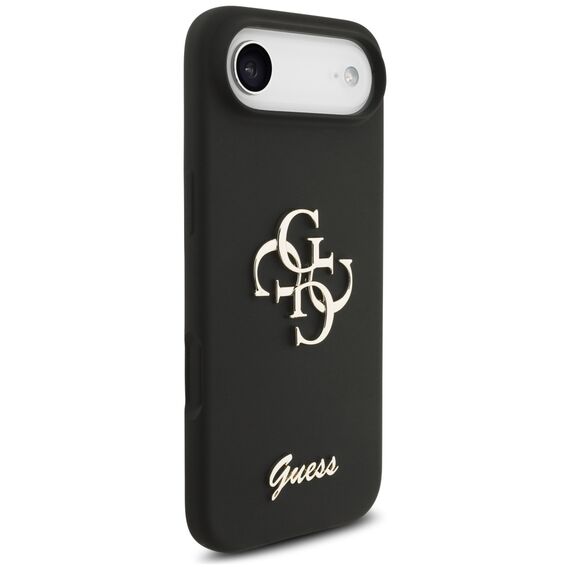 Guess Silicone Big 4G Script case for iPhone Air - black - Uncategorized Cases (2) - Cases - Techbox