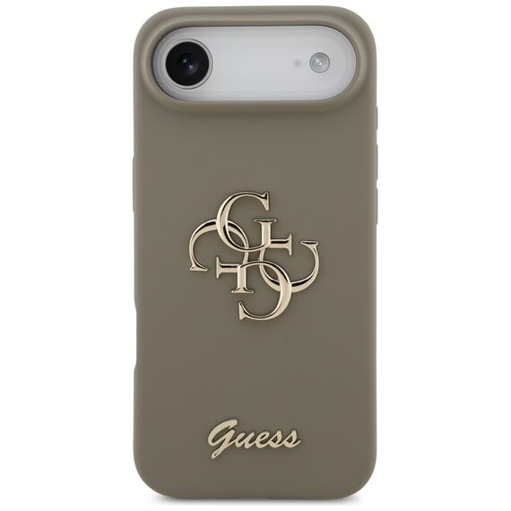 Guess Silicone Big 4G Script Case for iPhone Air - Brown - Uncategorized Cases (2) - Cases - Techbox