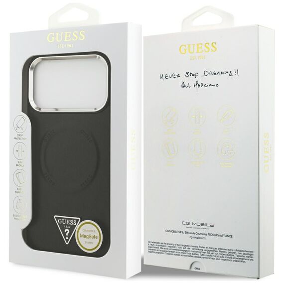 Guess Triangle Logo MagSafe Case for iPhone 17 Pro Max - Black | Techbox