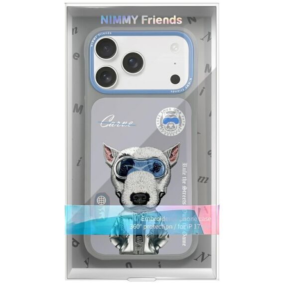 Nimmy Cool&amp;Cute 2.0 Nag Case for iPhone 17 Pro - Gray - Apple Cases - Cases - Techbox