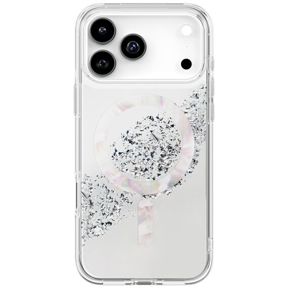 Uniq Coehl Crystelle case for iPhone 17 Pro Max Magnetic Charging - silver - Apple Cases - Cases - Techbox