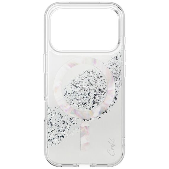 Uniq Coehl Crystelle case for iPhone 17 Pro Max Magnetic Charging - silver - Apple Cases - Cases - Techbox