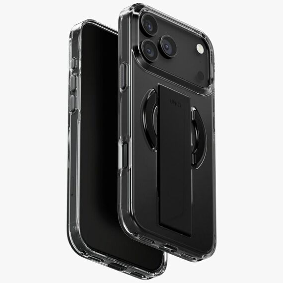 Uniq Heldro Air Case for iPhone 17 Pro Max Magclick Charging - Black | Techbox