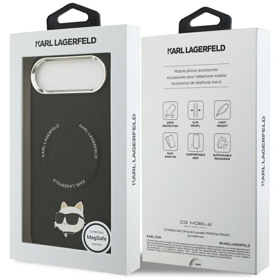 Karl Lagerfeld Choupette Pin MagSafe Case for iPhone Air Black - Uncategorized Cases (2) - Cases - Techbox