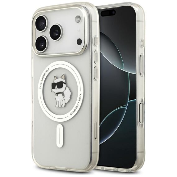 Karl Lagerfeld IML Choupette MagSafe Case for iPhone 17 Pro Max - Transparent - Uncategorized Cases (2) - Cases - Techbox