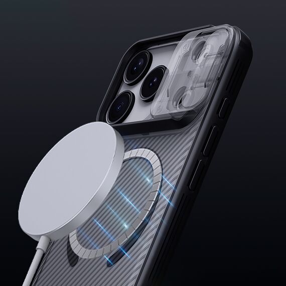 CamShield Pro Magnetic Case IP17 Pro Transparent black - Uncategorized Cases (2) - Cases - Techbox