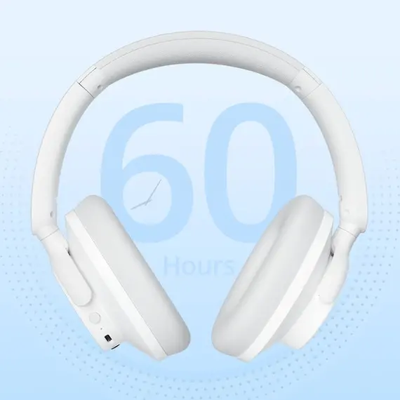Tronsmart SOUNFII Q20S Hybrid ANC Wireless Headphones with Active Noise Cancelling - White - Headsets - Speakers & Headphones - Techbox