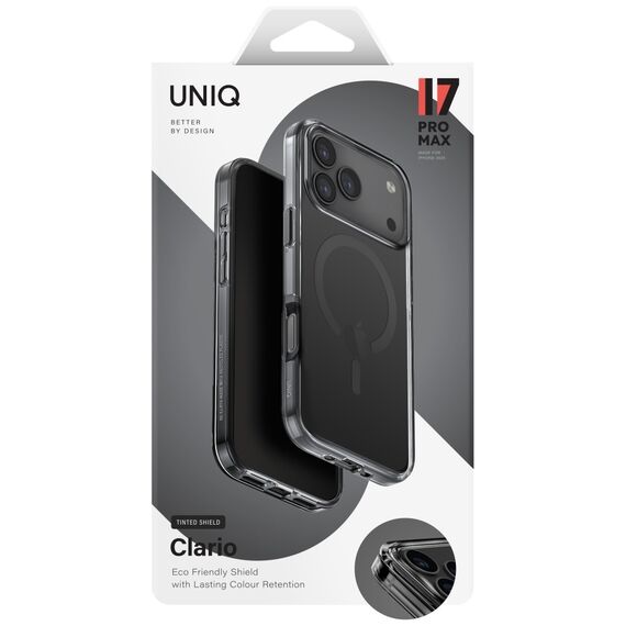 Uniq Clario Magclick Charging Case for iPhone 17 Pro Max - Black | Techbox