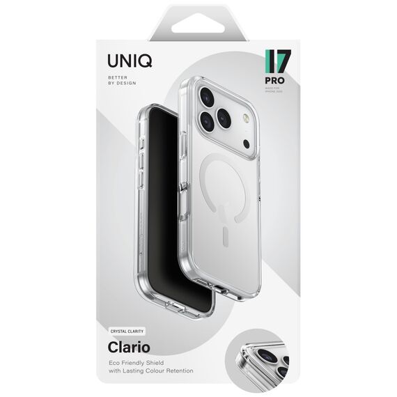 Uniq Clario Magclick Charging Case for iPhone 17 Pro - Transparent | Techbox