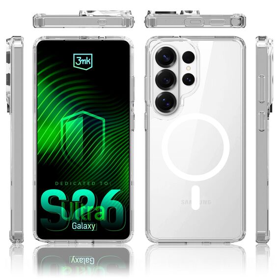 3mk Armor MagCase for Samsung Galaxy S26 Ultra - Transparent