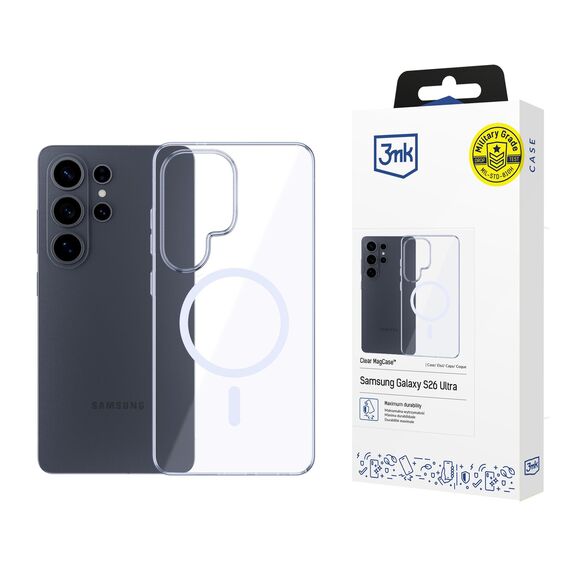 3mk Clear MagCase for Samsung Galaxy S26 Ultra - transparent