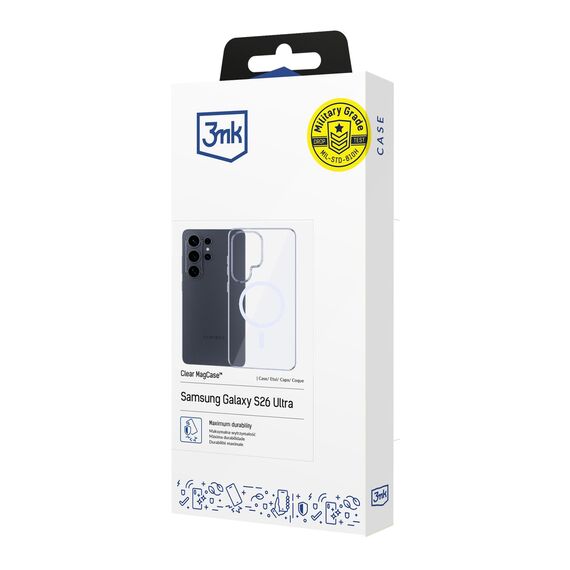 3mk Clear MagCase for Samsung Galaxy S26 Ultra - transparent