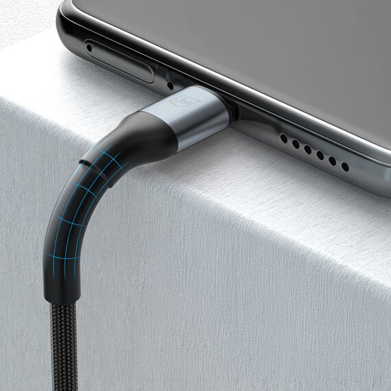 3mk Hyper Cable N-SERIES USB-A / USB-C 2m 9V/2A 18W / black
