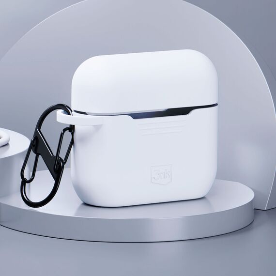 3mk Silicone AirPods Case for AirPods Pro 3 - White - Smartphone Accessories - Cables & Accessories - Techbox