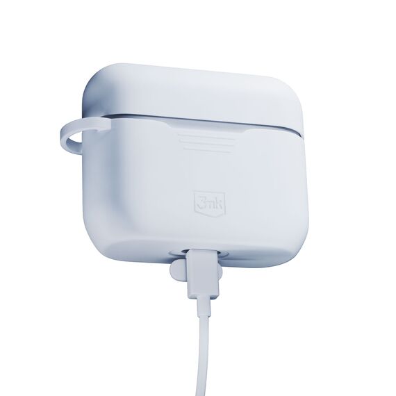 3mk Silicone AirPods Case for AirPods Pro 3 - White - Smartphone Accessories - Cables & Accessories - Techbox