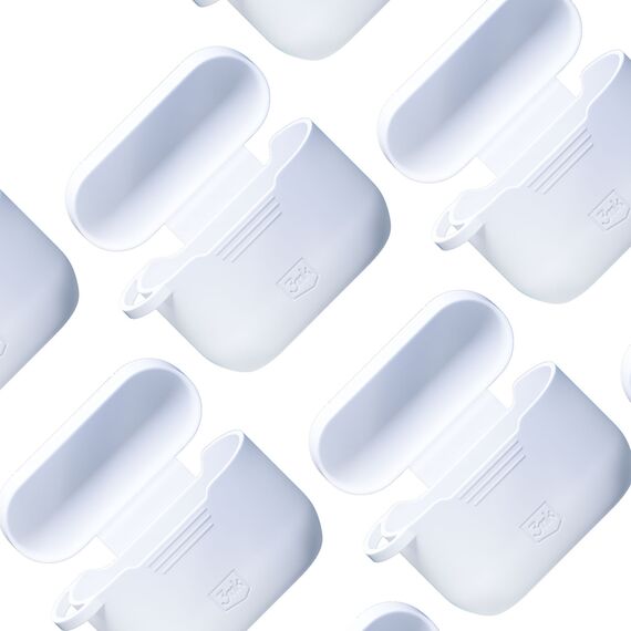 3mk Silicone AirPods Case for AirPods Pro 3 - White - Smartphone Accessories - Cables & Accessories - Techbox