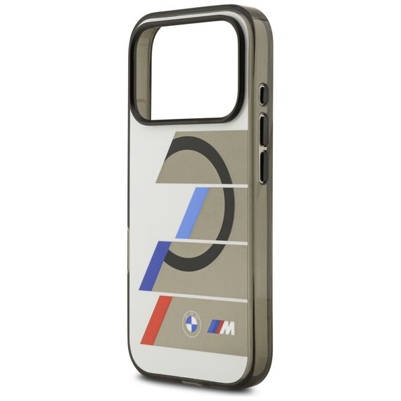 BMW M IML Metal Buttons Tricolor Lines MagSafe Case for iPhone 17 Pro - Gray | Techbox