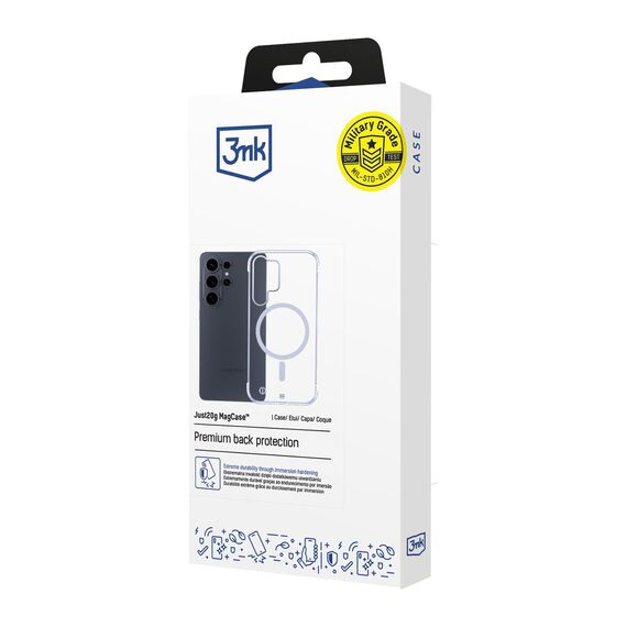 3mk Just20g MagCase for Samsung Galaxy S26 Ultra - Transparent