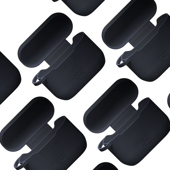 3mk Silicone AirPods Case for AirPods Pro 3 - Black - Smartphone Accessories - Cables & Accessories - Techbox