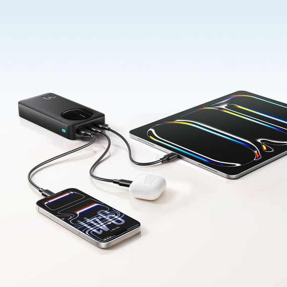 Joyroom JR-PBF14 Pro Powerbank 22.5W 20000mAh with Digital Display 2x USB-A 1x USB-C - Black - Travel Chargers - Smartphone Chargers - Techbox