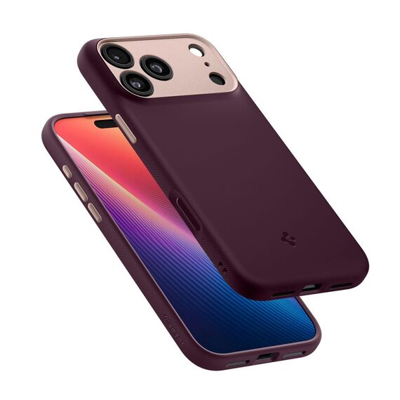 Spigen Nano Pop Mag MagSafe case for iPhone 17 Pro - burgundy - Uncategorized Cases (2) - Cases - Techbox