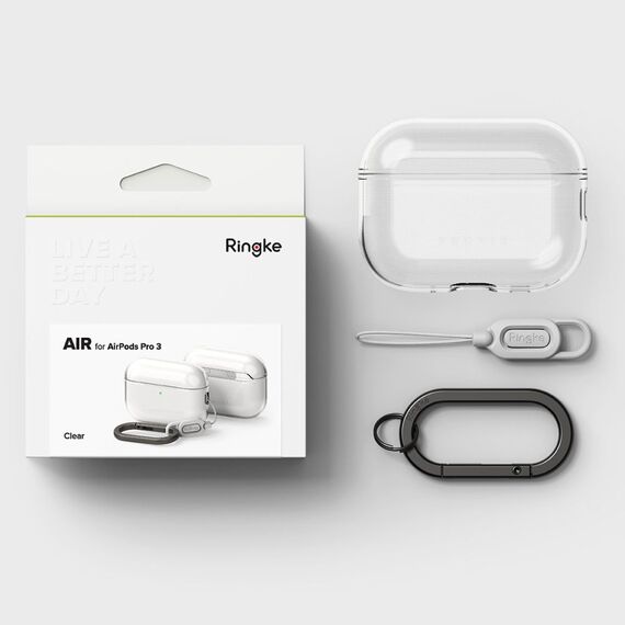 Ringke Air Case for AirPods Pro 3 - Clear - Smartphone Accessories - Cables & Accessories - Techbox