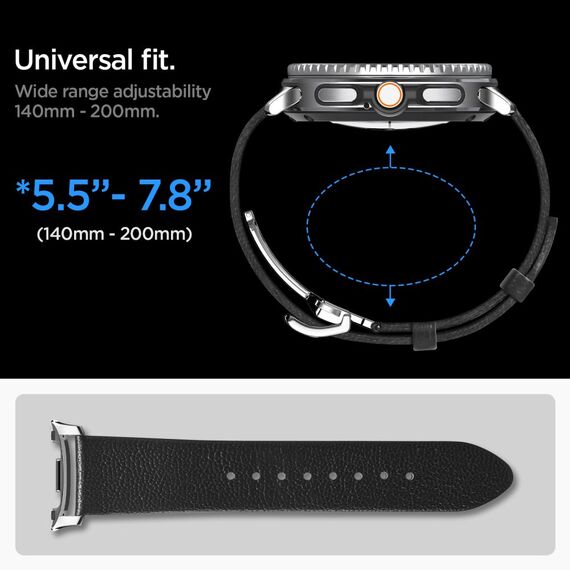 Spigen Enzo Strap for Samsung Galaxy Watch 40/44/46 mm - Black