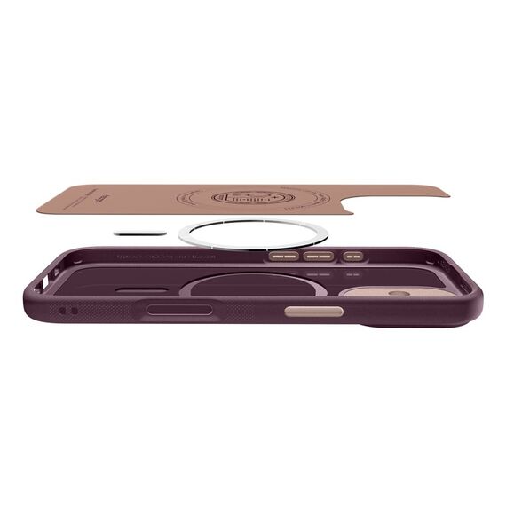 Spigen Nano Pop Mag MagSafe case for iPhone 17 - burgundy - Uncategorized Cases (2) - Cases - Techbox