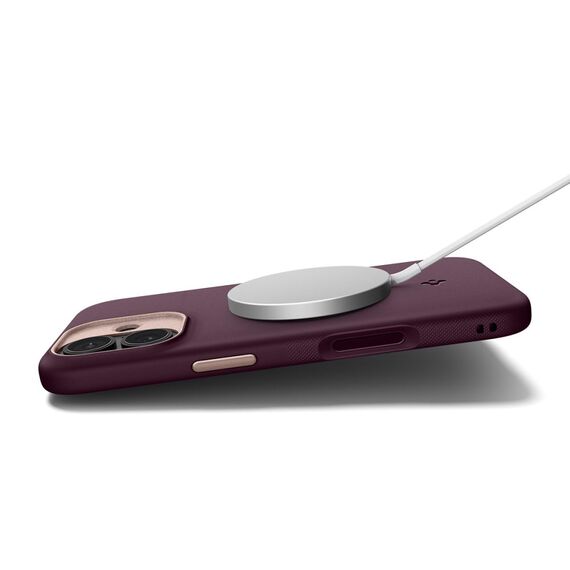Spigen Nano Pop Mag MagSafe case for iPhone 17 - burgundy - Uncategorized Cases (2) - Cases - Techbox