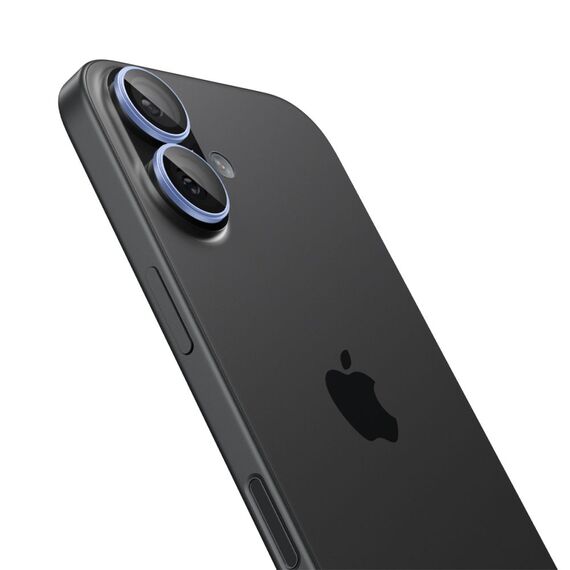 Spigen Optik Pro GLAS.TR ”EZ FIT” Camera Cover 2-pack for iPhone 16 / 16 Plus / 17 - Blue | Techbox