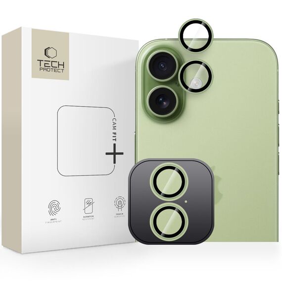 Tech-Protect Camring Fit+ Camera Cover for iPhone 17 - Green | Techbox