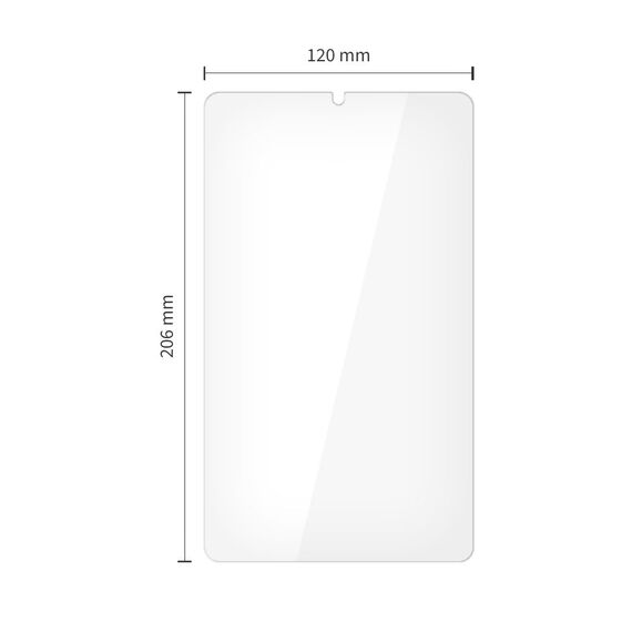 Tech-Protect Glass Fit+ 2-Pack for Samsung Galaxy Tab A9 / A11 8.7 X110 / X115 / X133 / X135