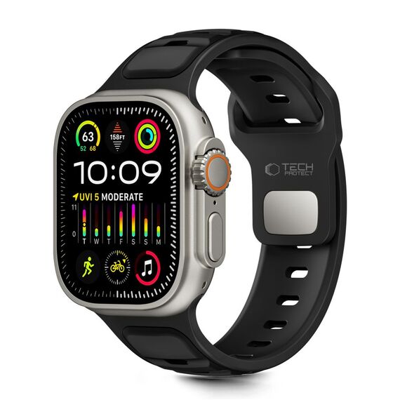 Tech-Protect IconBand Line Strap for Apple Watch 44 / 45 / 46 / 49 mm - Black | Techbox